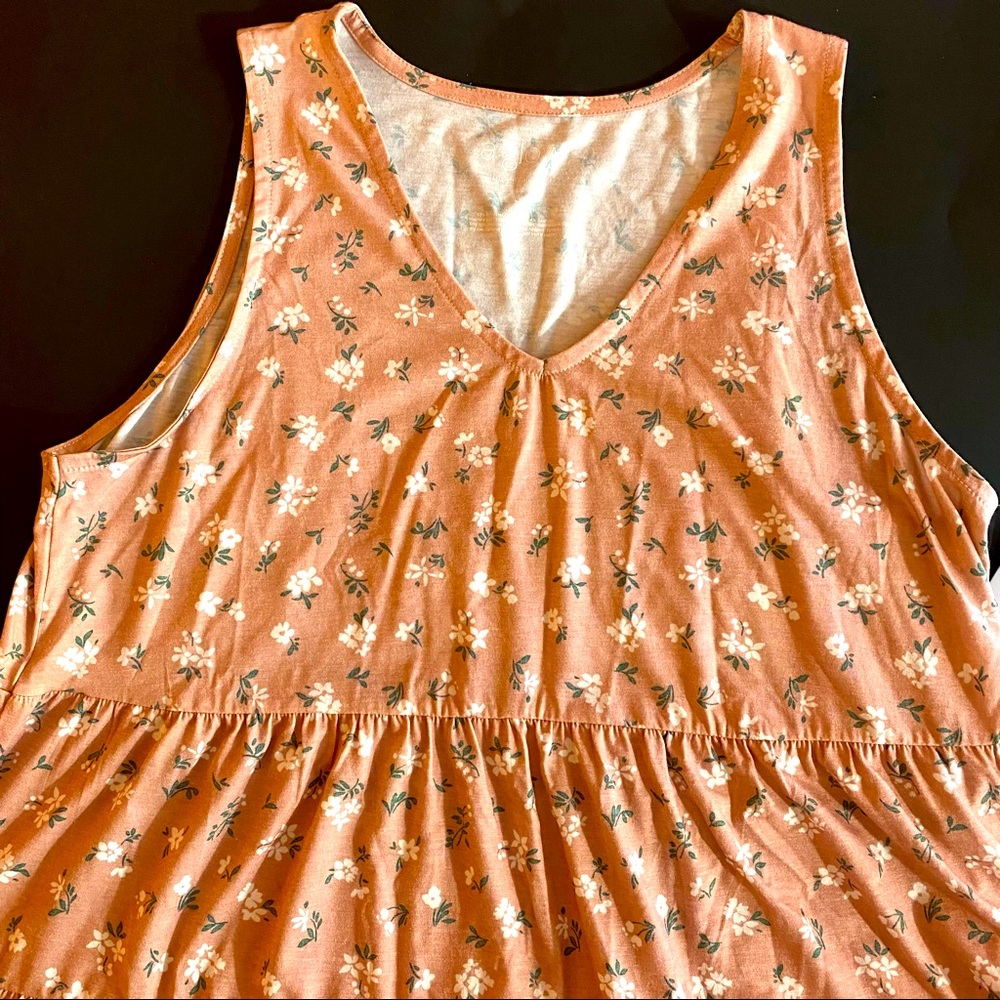 A:Glow Maternity NWT cute and comfy sleeveless top size L